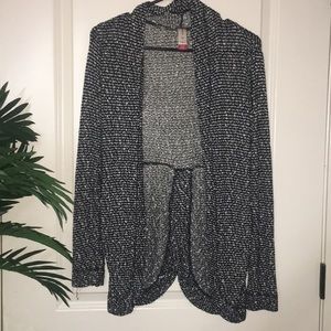 black cardigan